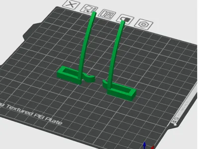 Cat ear headphone clips