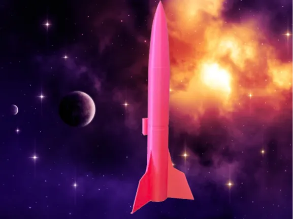 Fixed Nose Rocket, Estes engines A,B&C compatible