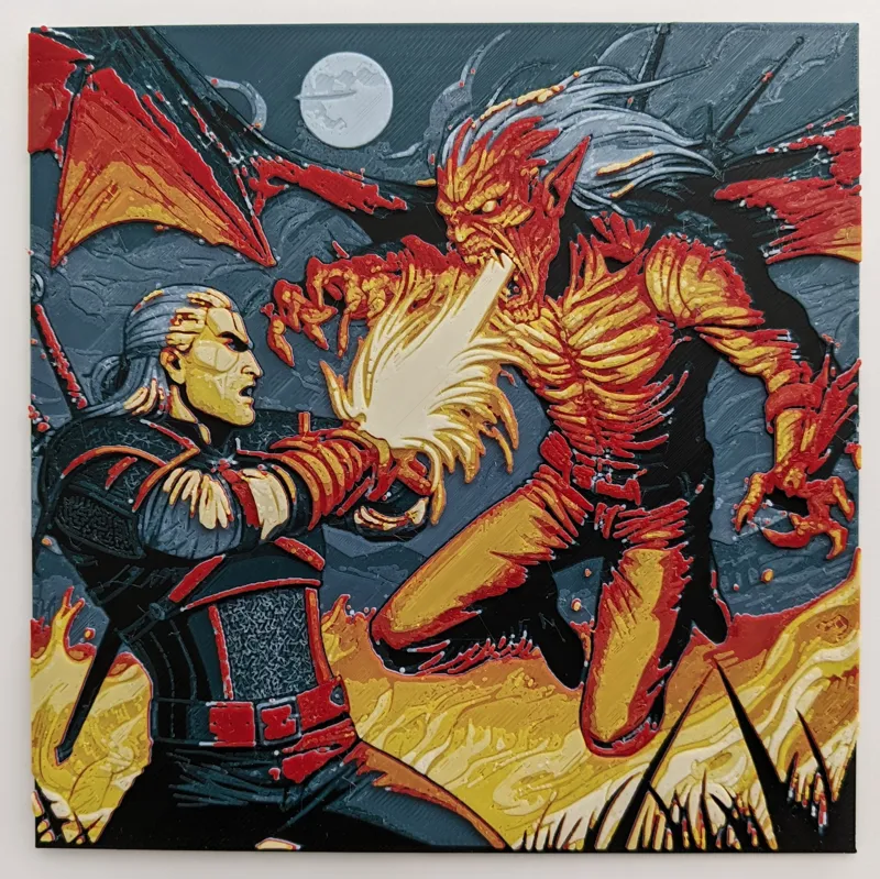 Witcher - HueForge print
