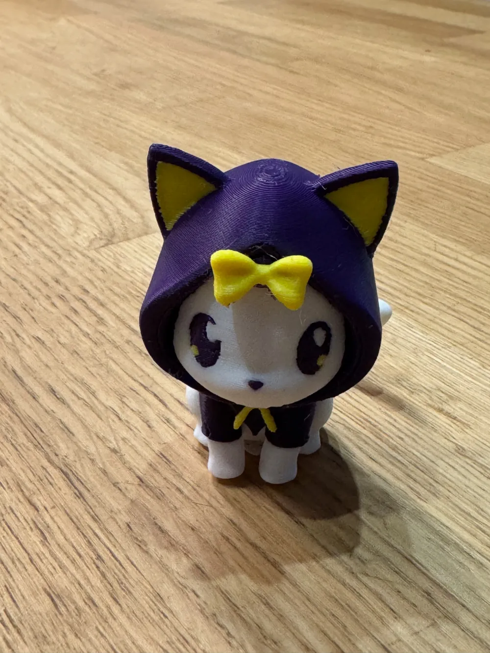 Cute Purple Kitty - Free 3D Print Model - MakerWorld