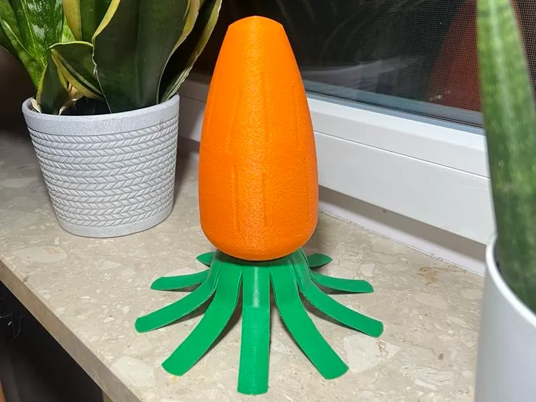 Carrot vase