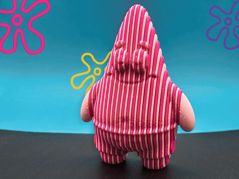 Quantum Patrick! See Thru Spongebob Fidget Toy!