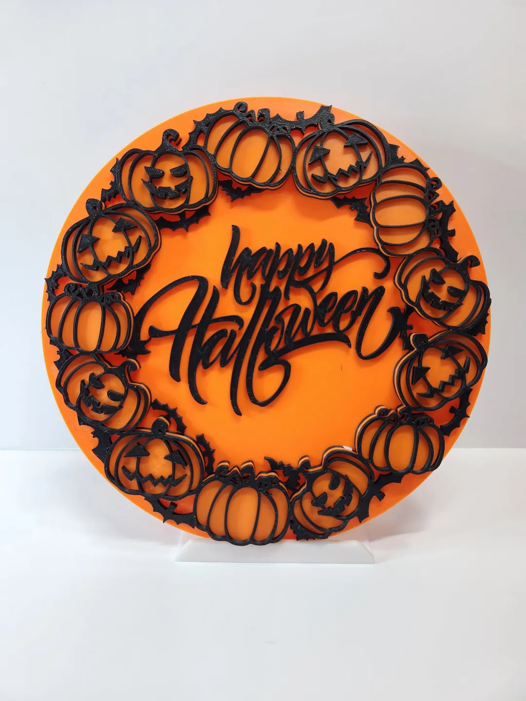 Happy Halloween Wreath - Wall / Window hanging view 4