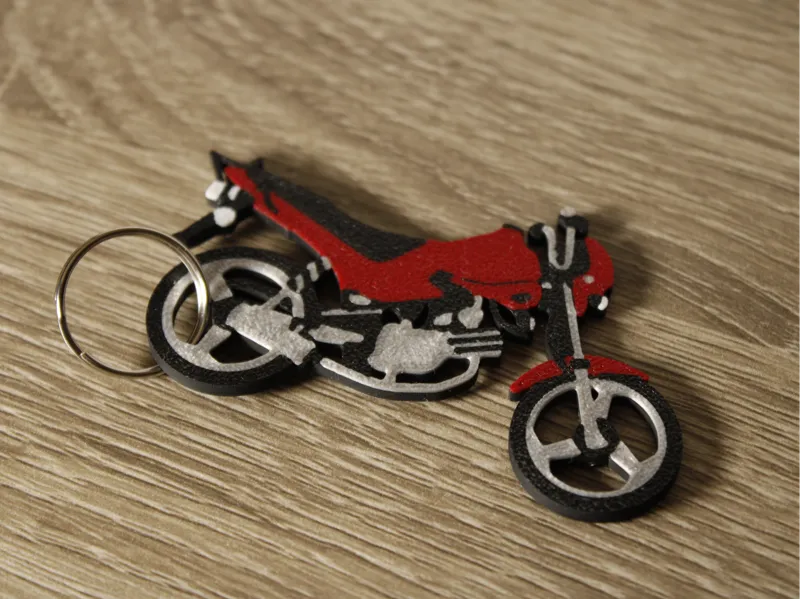 Jawa robby Keychain - motorcycle - moped - AMS