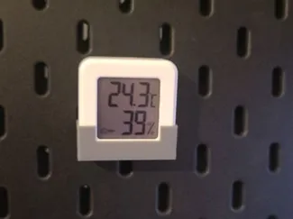 Ikea Skadis thermometer stands
