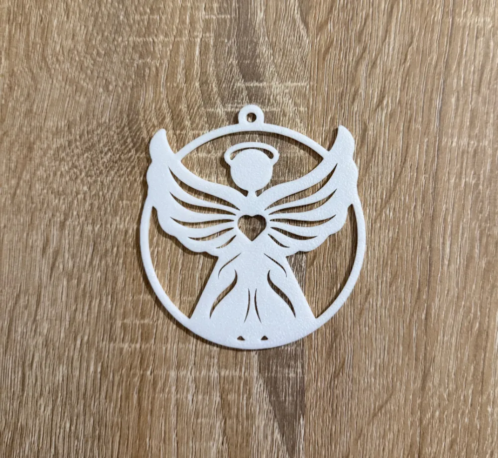 Christmas Tree Bauble Angel - Free 3D Print Model - MakerWorld