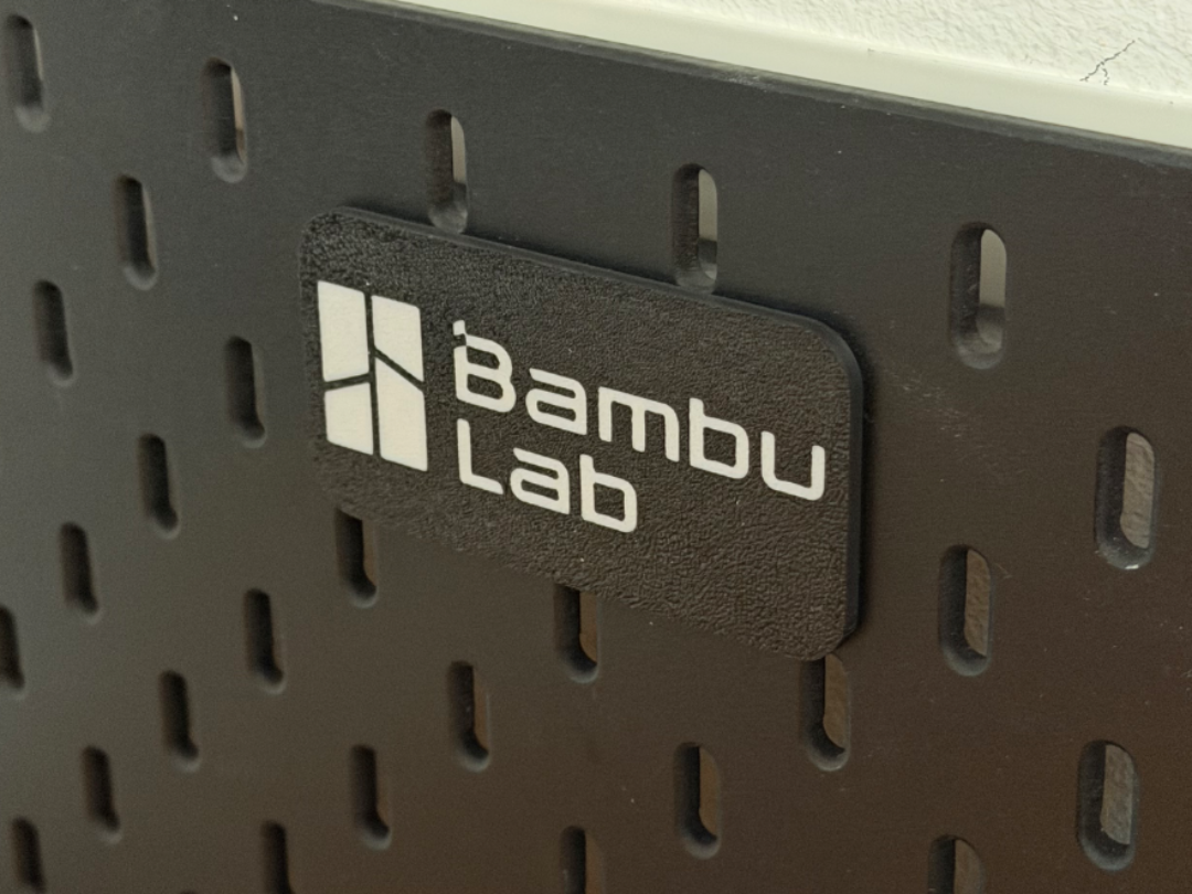 Bambu Lab Logo -Sign, Wall Deco for Skadis