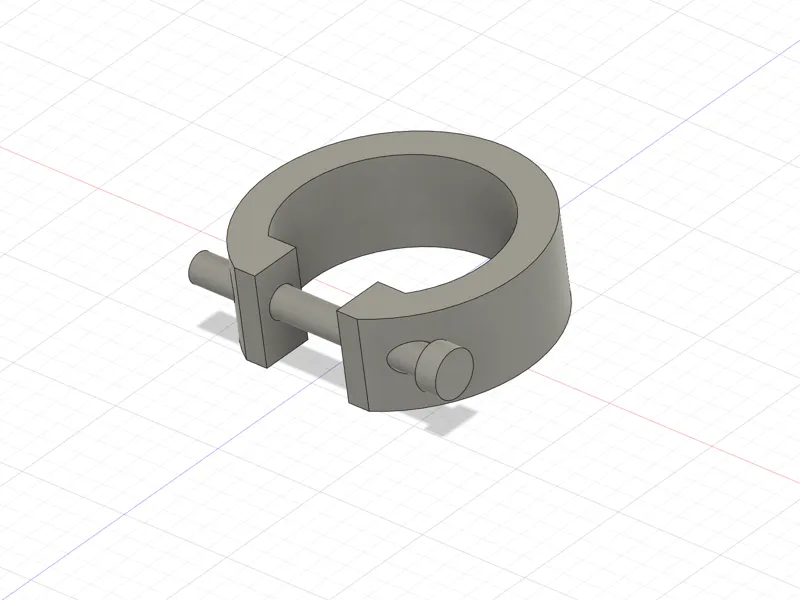 Curtain tiebacks ring - V1