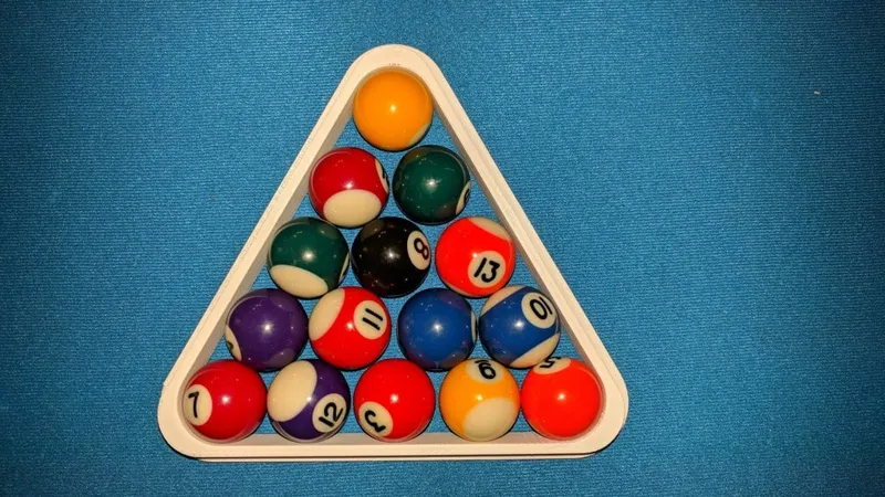 Pool Rack for 1.25 inch ball mini pool table
