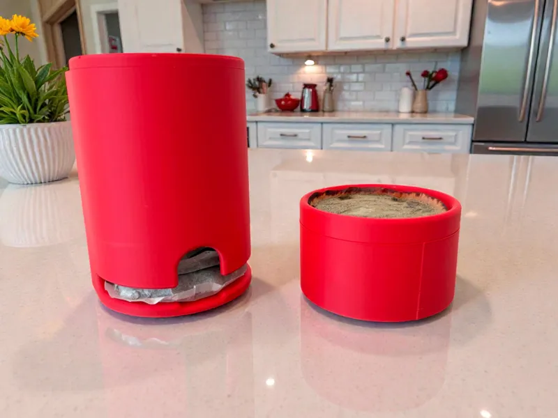coffee pads dispenser - with additional drip tray