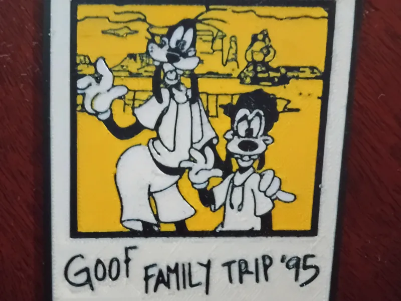 Goofy Movie Polaroid