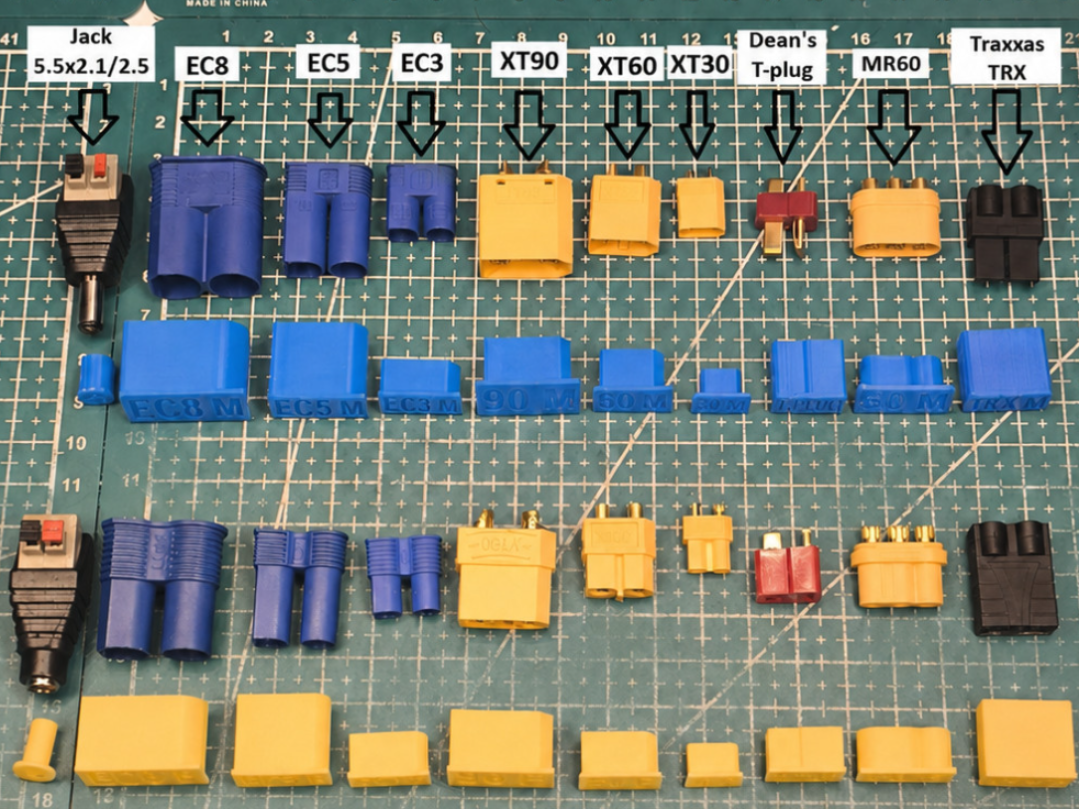 10 power plug protection caps, Male&Female.