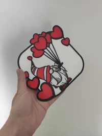 Gnome aux ballons cœur — photo 2
