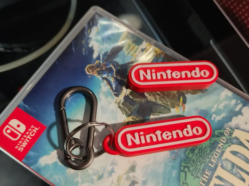 Mini Nintendo Logo + keychain