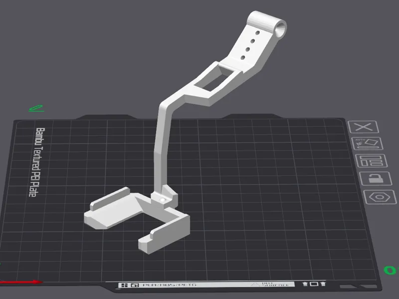 CyberBrick SoccerBot 1 piece solid fork