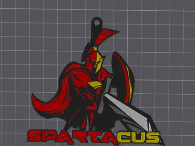 Spartacus keychain