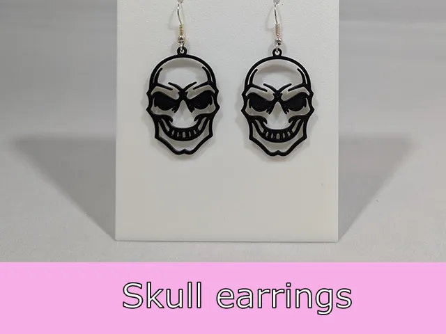 Skull earrings