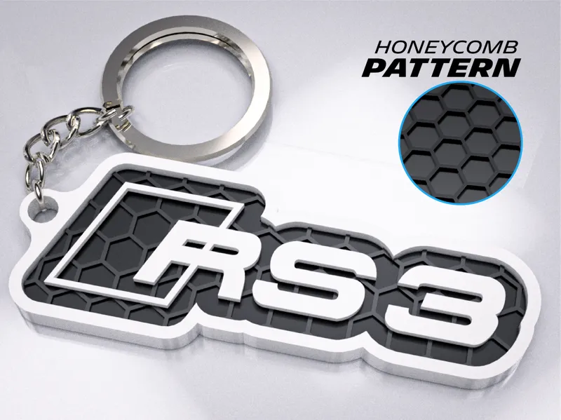 Audi RS3 Keychain