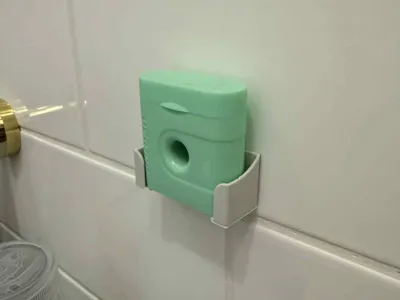 Minimalist Dental Floss Wall Mount