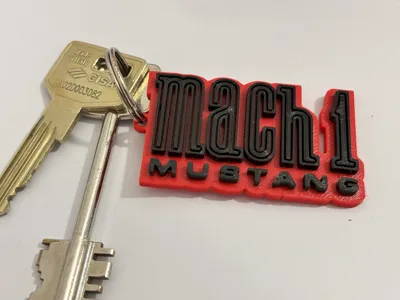 Mustang Keychain