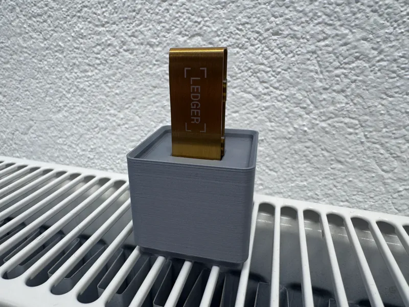Gridfinity 1x1 Halter für Ledger Nano S Plus