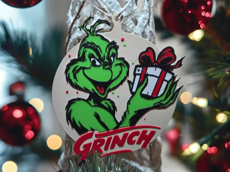 Grinch Ornament 4 colors árbol navidad