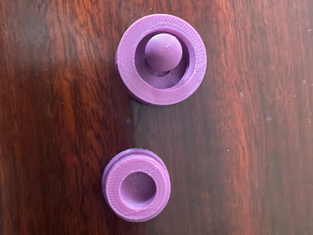 Print in Place Locking Ball and Socket Joint