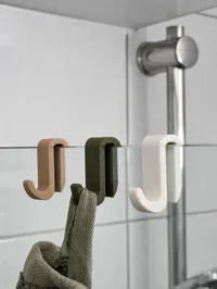 Bathroom Hanger (8mm door)