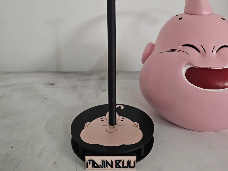 Majin Buu Helmet Stand w/changeable face plates