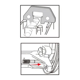 Camshaft locking tool BMW M43TU engine