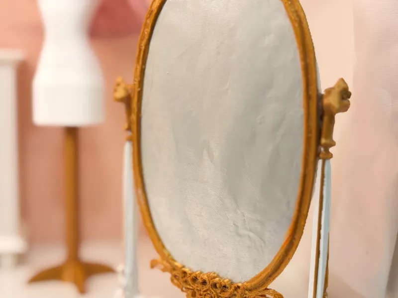 Rococo standing mirror
