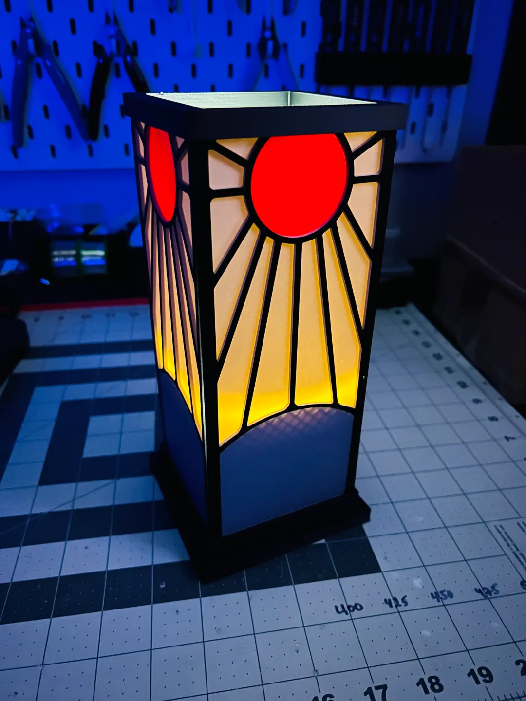 Demon Slayer Lamp - Tanjiro Earrings view 2