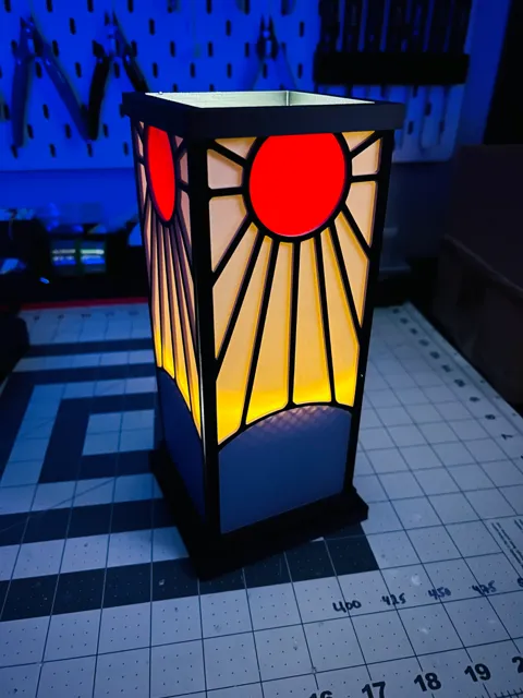 Demon Slayer Lamp - Tanjiro Earrings view 2