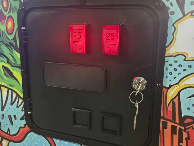 Virtual Pinball Coin Door