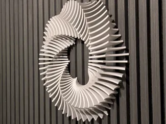 "Liminal Ring" - Parametric Wall Sculpture