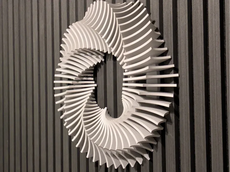 "Liminal Ring" - Parametric Wall Sculpture