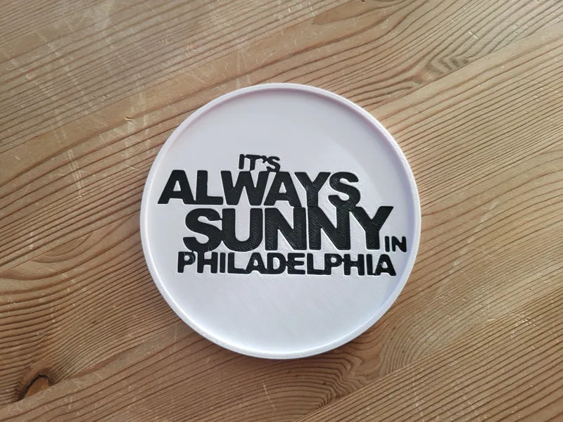 Logo Drink Coaster (Always Sunny in Philadelphia)