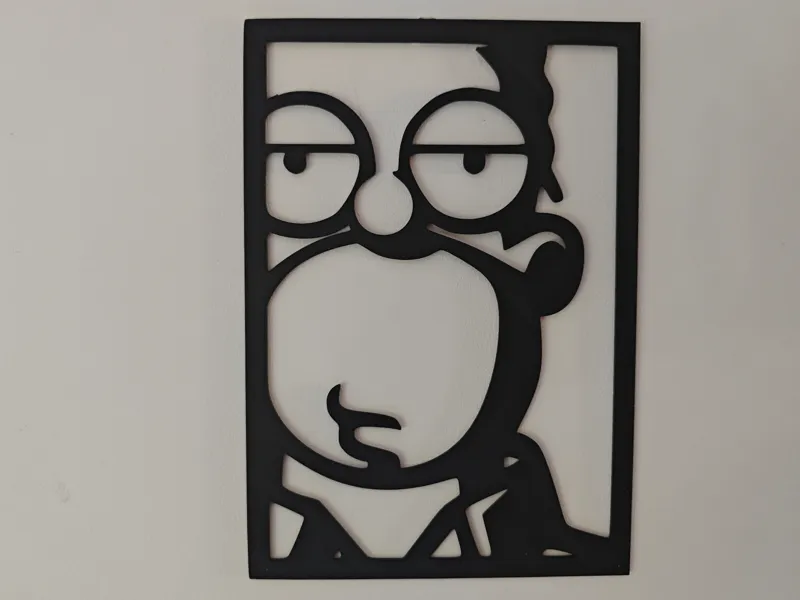 D'Oh! en Silueta – Arte Mural