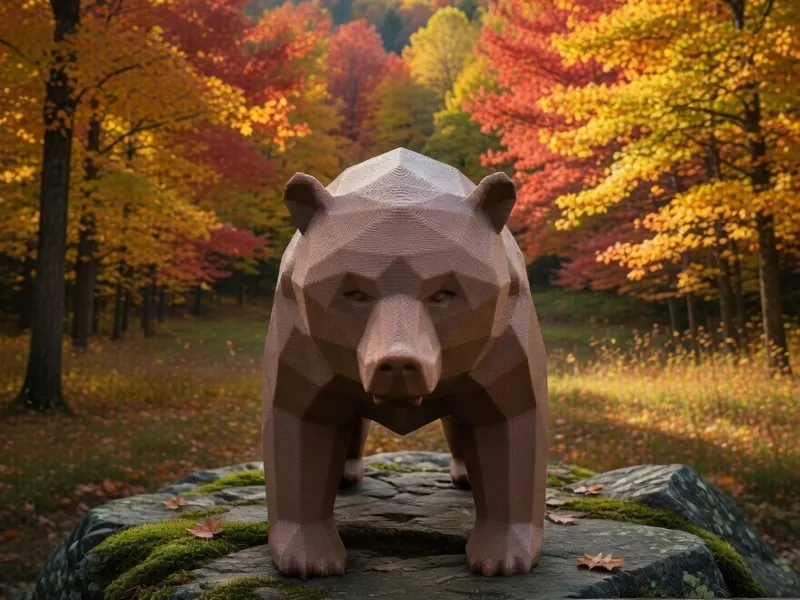 Low Poly Animals - Bear