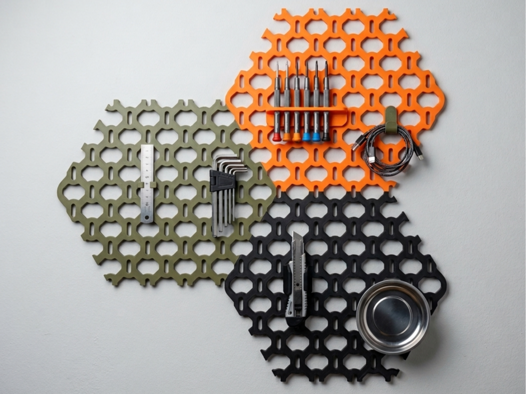 HexBase – Skadis | Lightweight Hexagon Wall