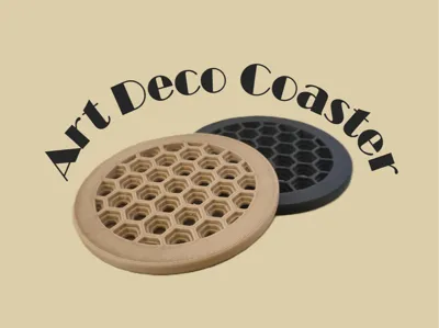 Art Deco Coaster (STEP Included)