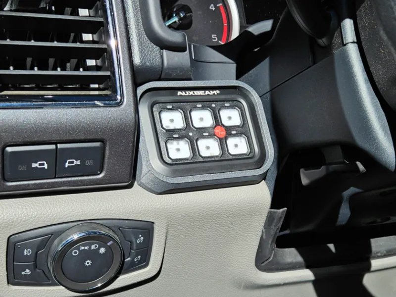 Auxbeam 6 Gang Switch Mount Ford F150 F250 F350