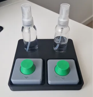2x Build Plate Cleaner and 2x Spray Bottle Holders