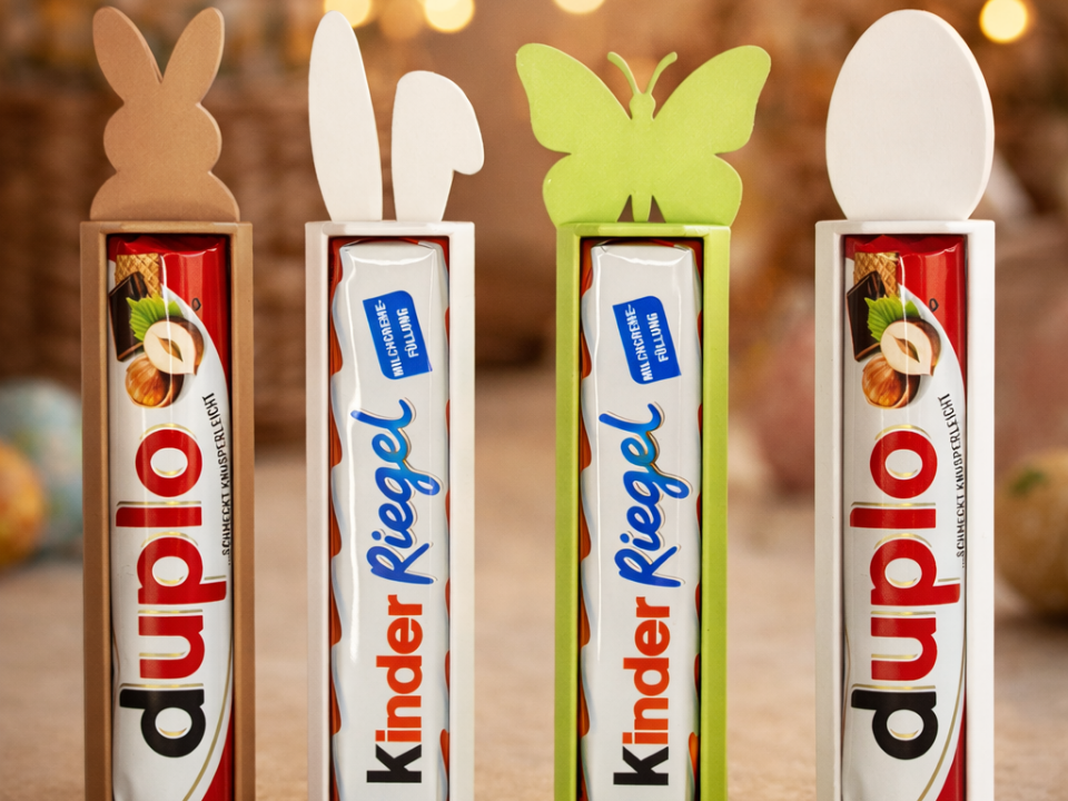 Geschenkhülle passend für Kinder Riegel oder Duplo