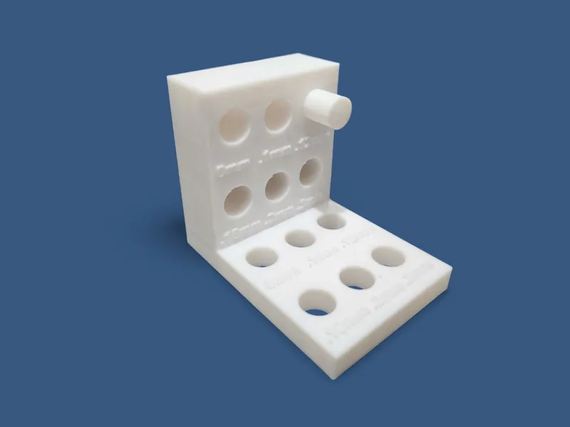 Printer tolerance check - Hor. vs. vertical holes