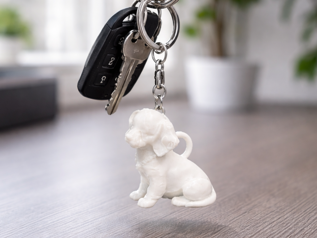 Puppy of Dachshund - KeyChain - Dog - Animal  Mini