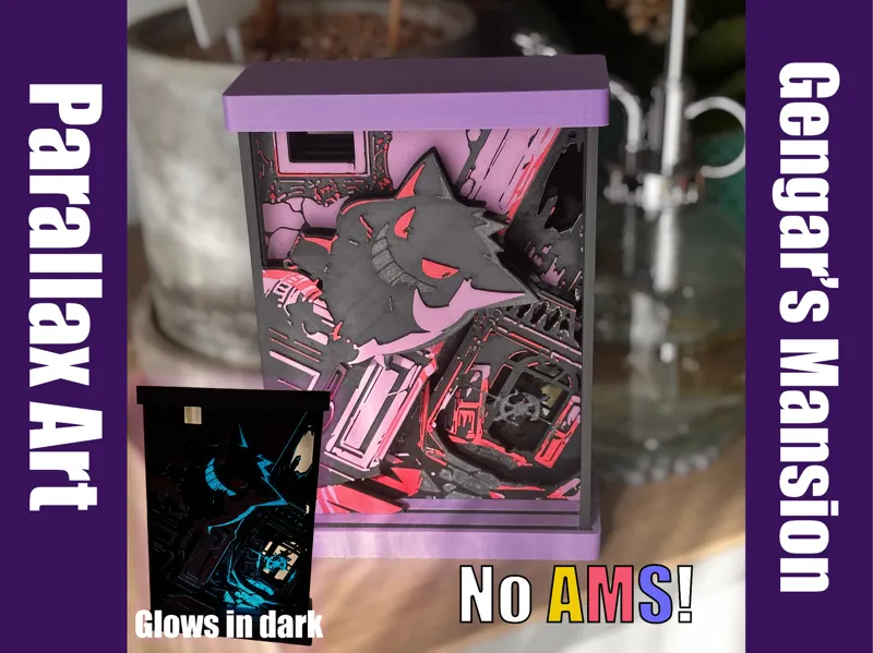 Parallax Art: Gengar's Haunted Mansion (no AMS!)