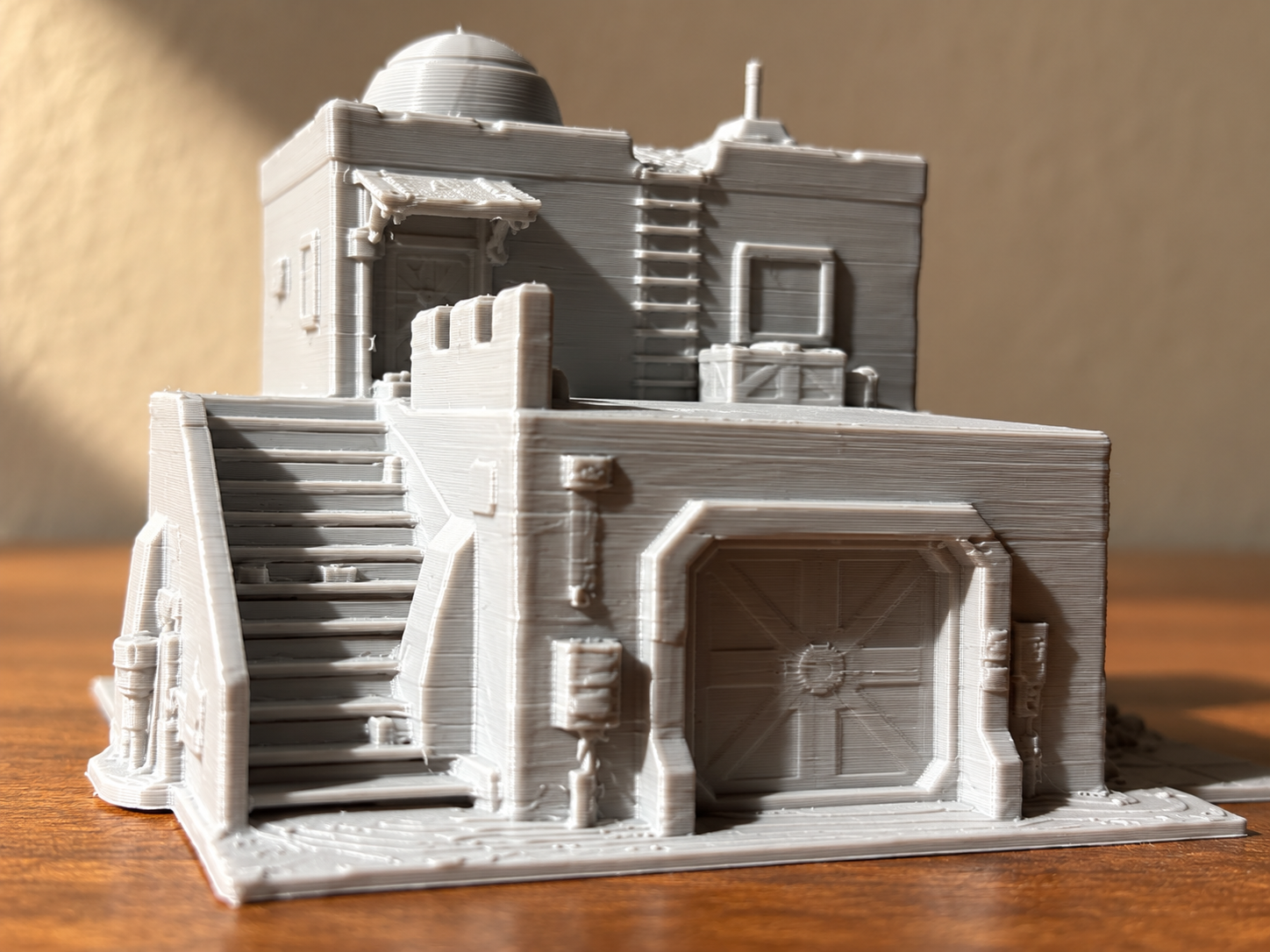 Sci-Fi Desert Spaceport Building – 28mm Terrain - 1