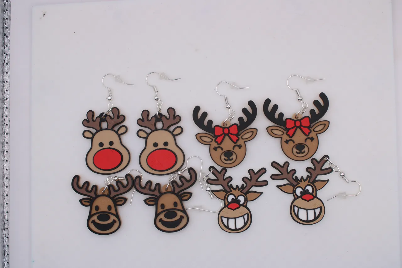 Reindeer Earrings view 3