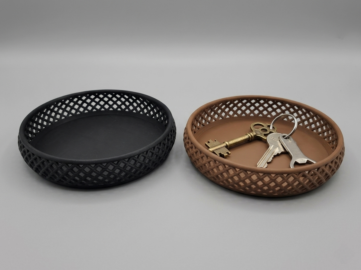 Elegant Lattice Catchall Bowl